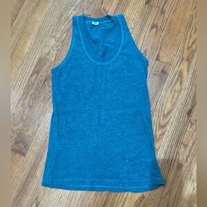 Monrow Blue Tank Top